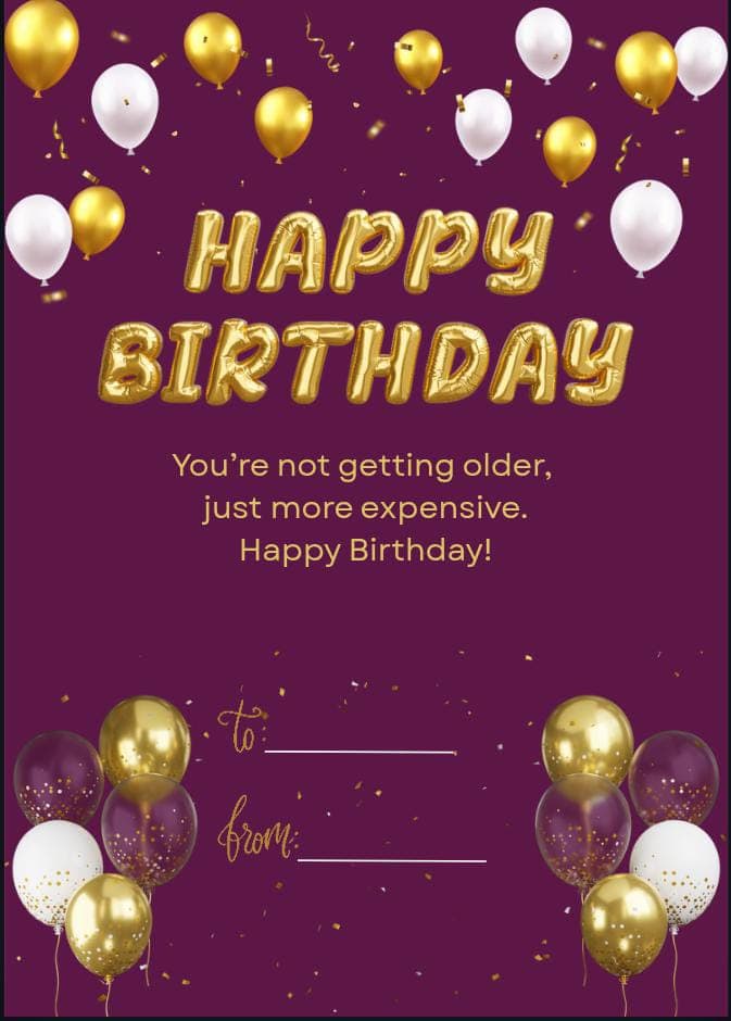Birthday Greeting Card