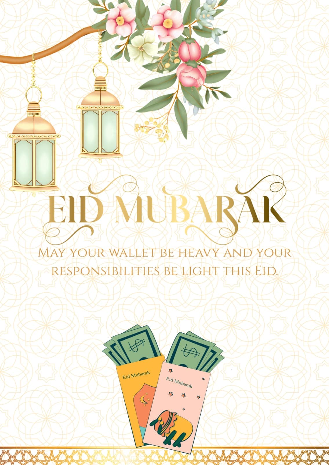 Eid Mubarak Greeting Card
