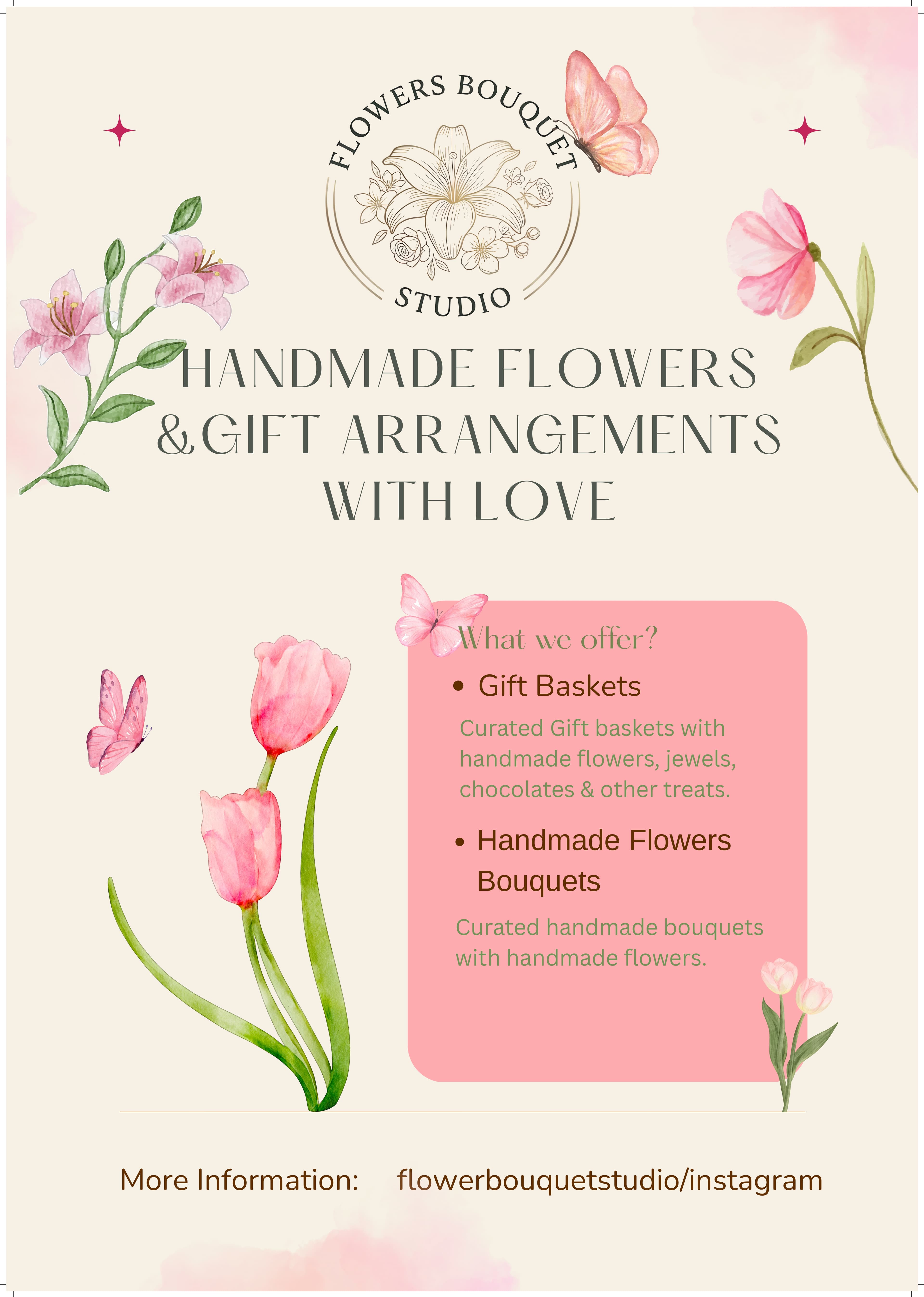 Floral Business Promotion Flyer